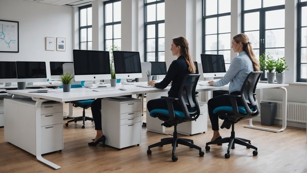 What are the best ergonomic seating arrangements for pregnant women working in UK offices?
